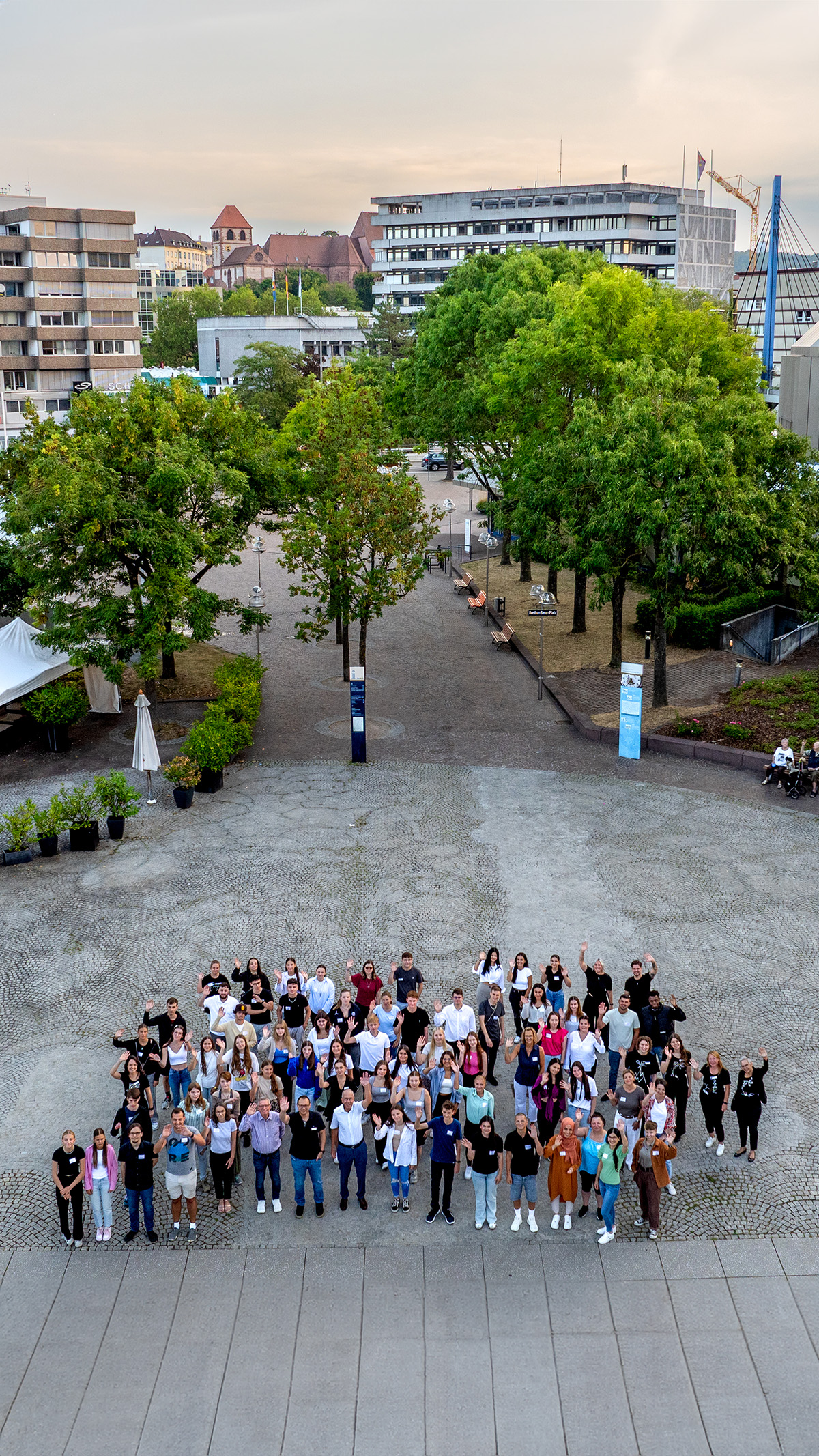 Ausbildungsbeginn bei der Stadt Pforzheim